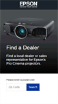Mobile Screenshot of epson.webengager.com