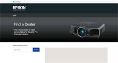 Desktop Screenshot of epsonhomeentertainment.webengager.com