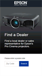 Mobile Screenshot of epsonhomeentertainment.webengager.com