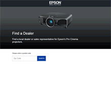 Tablet Screenshot of epsonhomeentertainment.webengager.com